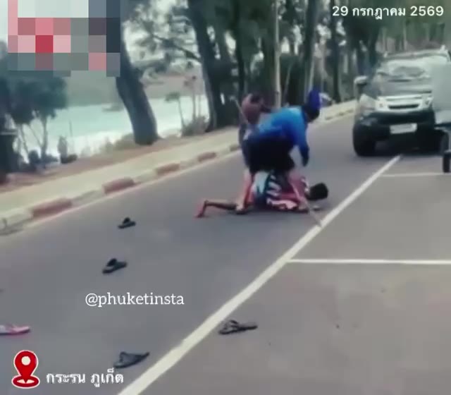 At Kata Beach on Phuket, an incident involving a drug dealer occurred.