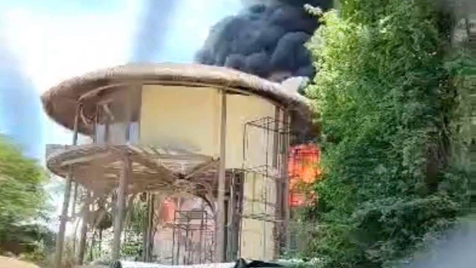Fire at Construction Site in Bang Tao