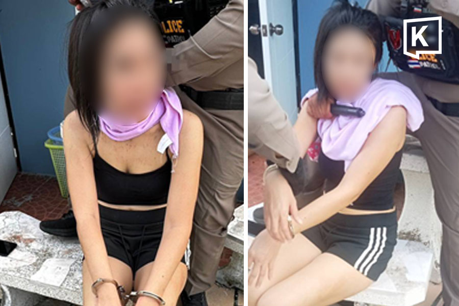 A woman was arrested after killing and decapitating her mother-in-law's mother on Phuket.